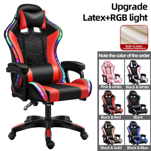 <span class=keywords><strong>Silla</strong></span> Gamer Reclinable de Cuero con Logotipo Personalizado, Acero Inoxidable, Masaje, PU, RGB, Estilo Racing, Muestra Gratis - Product Image 4