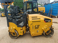 Offre Spéciale utilisé pour le compacteur vibrant CAT CB24B Rouleau à double tambour Meilleur prix Équipement d'occasion