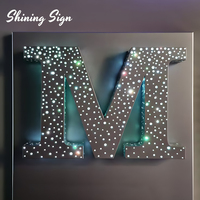 Letras Luminosas RGB LED Personalizadas para Exteriores con Logotipo de Empresa, Iluminación Translúcida, Letras Estrelladas para Publicidad Exterior