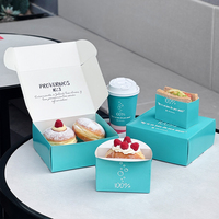 Boîte alimentaire pliable personnalisée en kraft avec fermeture éclair et bande de déchirement facile pour emballage à emporter de burgers, kebabs, burritos, hot-dogs et tacos