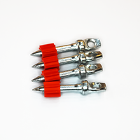 Clous à béton avec goupilles d'entraînement de rondelle en plastique pour outils à grande vitesse Chapeau d'actionnement de 3/8 ''de diamètre avec trou pour les yeux