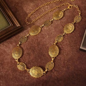Kadınlar için vücut zinciri elbiseler kot batı Cowgirl bel linkler kemer ayarlanabilir Metal bel zincir kemer - Product Image 1