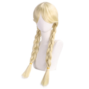 Parrucca Cosplay di Anne Lester da Identity V, Doppia Treccia Oro Latte, 65 cm, Ainizi - Product Image 4