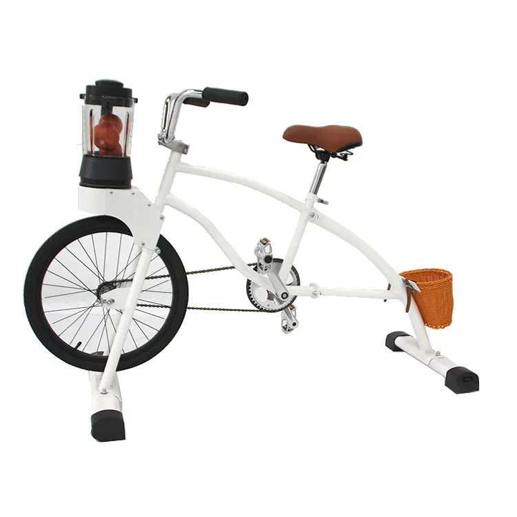 EXI Bicycle Blender White Engine Exercisee Juice Artificial Grass Youth Kid Party Unicycles