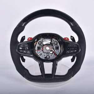 Customized Carbon Fiber <strong>Steering</strong> <strong>Wheel</strong> for Toyota <strong>GR</strong> Supra A90 A91 2020-2024 Perforated Leather Racing <strong>Wheel</strong> - Product Image 4