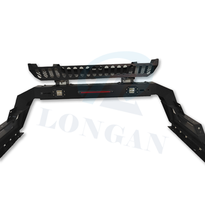 โรลบาร์แบบกำหนดเองพร้อมแร็คหลังคา ตะแกรงแร็ค<span class=keywords><strong>หลังคา</strong></span>พร้อมไฟ LED สำหรับ Tundra Hilux Nissan Titan Ram 1500 - Product Image 5