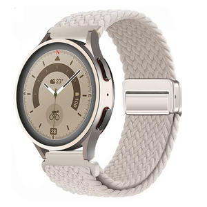 Bracelet de montre en nylon tressé 18 mm 20 mm 22 mm avec fermoir magnétique, boucle sport pour montre intelligente Samsung Huawei - Product Image 3