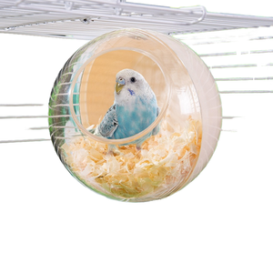 Nid d'oiseau multifonctionnel en plastique, boîte de reproduction chaude pour perruche, hamster, caille, accessoire de cage - Product Image 5
