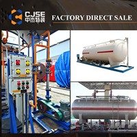 CJSE Offre Spéciale 5m3 10m3 15m3 20m3 50m3 Ensemble complet Usine à gaz de cuisson Mini station de remplissage mobile GPL montée sur dérapage pour l'usine