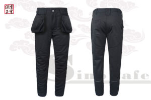 Mens Construction Pants Utility Tool Pockets Cordura Knee Reinforced Work Wear Pants Safety Trousers - Product Image 4