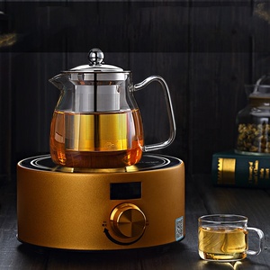 <span class=keywords><strong>Teiera</strong></span> in Vetro Trasparente Personalizzata con Infusore Rimovibile, Bollitore in Vetro Sicuro per Piano Cottura - Product Image 5