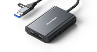 Lecteur de cartes Blueendless 5-en-1 USB 3.2 10 Gbps pour CFexpress Type A/B SD TF 4.0 Aluminium Double USB-A/Type-C