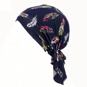 Turban élastique en polyester – Bonnet chimio tendance pour femme, idéal pour l'extérieur – Vente en gros - Product Image 2