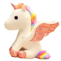 Pink Angel Unicorn Plush Toy for Children, Christmas Gifts