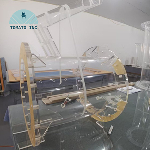 Tubo de PMMA Transparente de 3mm, Fabricación Acrílica Personalizada TOMATO, Mecanizado CNC, Rosca Interna de Precisión - Product Image 3