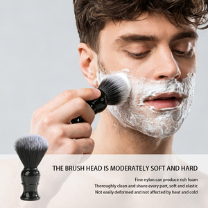 Pennello da <span class=keywords><strong>Barba</strong></span> Personalizzato con LOGO, Setole Sintetiche di Qualità, per Schiuma da <span class=keywords><strong>Barba</strong></span>, Crema da <span class=keywords><strong>Rasatura</strong></span>, Pennello per Peli del Viso, Baffi e <span class=keywords><strong>Barba</strong></span>, Pennello da <span class=keywords><strong>Rasatura</strong></span> Umida per <span class=keywords><strong>Uomo</strong></span> - Product Image 3