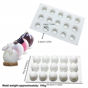 Moule à gâteau Tangchu High-ball, moule en silicone pour mousse, moule à glaçons et chocolat, résistant à la chaleur, emballé individuellement - Product Image 6