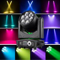 Hochleistungs-LED-Waschung 7 X40W RGBW Zoom Moving Head Light DMX-Steuer leiste Konzertbühne wasch lichter