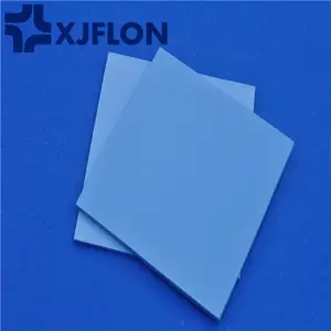 Plastic Ptfe Sheet Manufacturers High Temperature Corrosion Resistance Fluoroplastic Filled Glass Blue Plastic Skived PTFE Sheets