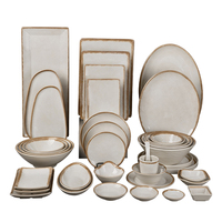 Assiette en Mélamine Beige Craquelé « Radiant Ice » dans un Ravissant Service de Vaisselle en Mélamine