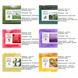 Jabón Artesanal de Aloe Vera y Miel de Rosa 100G, Barra de <span class=keywords><strong>Aceite</strong></span> Esencial Floral para Limpieza de la Piel y Control de Grasa, Venta al por Mayor - Product Image 4