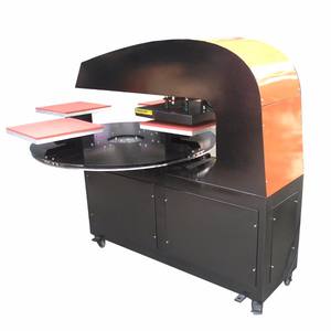 Presse à transfert de <span class=keywords><strong>vinyle</strong></span> chauffante semi-automatique pneumatique 15x15 pour vêtements, nouvelle vente chaude - Product Image 2