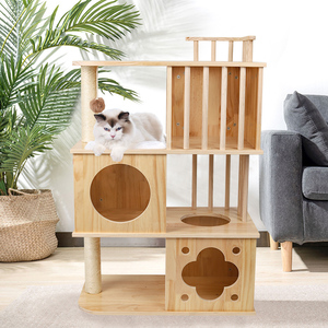 Umweltfreundlicher Moderner Holz-Katzenbaum mit Kratzfunktion von Chinesischem Hersteller - Product Image 1