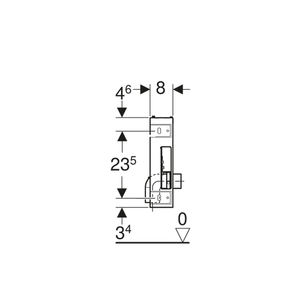 Módulo de bidé de pared COMBIFIX ITALIA pintado con herramienta de torneado innovadora curva - Product Image 5