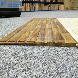 Gạch Lát Sàn Gỗ Acacia Việt Nam/Tấm Tường Gỗ Để Trang Trí - Product Image 4