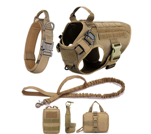Offre Spéciale gilet pour animaux de compagnie fournitures pour animaux de compagnie doux rembourré sans traction réglable mise à niveau tactique harnais pour chien - Product Image 3