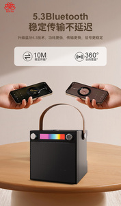 <span class=keywords><strong>2025</strong></span> Thiết Kế Mới Bluetooth Mini Nhỏ Stereo Loa Không Dây Loa Karaoke Di Động Với Mic Không Dây Cho Đảng Ys 203 - Product Image 4