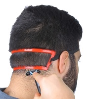 Décolleté modèle de rasage délié et Guide de coupe de cheveux façonnage du cou forme personnalisée pince à cheveux modèle de rasage outil de coupe de cheveux