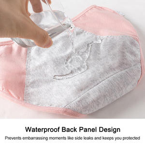 Bragas Menstruales Impermeables Sin PFAS, Reutilizables, de Algodón, para Mujeres y Adolescentes, Culotte Menstruelle - Product Image 4