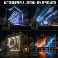 Projecteur LED professionnel 1000W 1200W étanche IP66 avec zoom 5.5-50, volets de cadrage CMY CTO, DMX512 RDM pour scène et concert