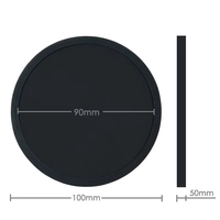 Tapis de tassage à café en silicone épaissi, sans BPA, écologique, antidérapant, haute adhérence, accessoire portable pour comptoir de bar et restaurant
