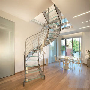 แผนสำหรับบ้านบันได<span class=keywords><strong>โค้ง</strong></span><span class=keywords><strong>บันได</strong></span>เหล็กที่ถูกที่สุดดีไซน์หรูหรากลางแจ้งบันไดแบบวินาที - Product Image 4