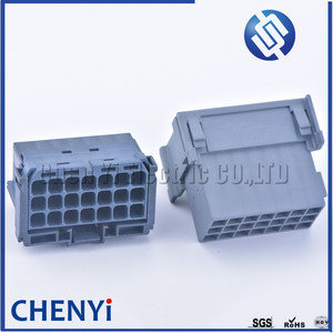 Konektor amplifier daya mobil 21 Pin laki-laki atau perempuan konektor Plug Amplifier <span class=keywords><strong>Audio</strong></span> otomotif 8-968975-2-967630 - Product Image 4