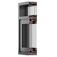 Ventana Moderna de Doble Rotura Térmica de Aleación de Aluminio Serie 120 Deyu |   Aislamiento Acústico y Energético de Triple Vidrio |   Sala de Estar en Villa