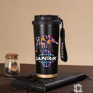 <span class=keywords><strong>K</strong></span>-POP penyihir pemburu bermotif cangkir terisolasi baja tahan karat berkapasitas besar cangkir air ringan dan portabel - Product Image 6