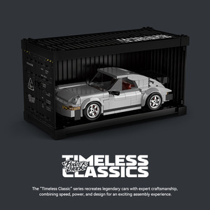 PB PB8816 Nouveau modèle <span class=keywords><strong>de</strong></span> voiture <span class=keywords><strong>grise</strong></span> en briques, jouet éducatif <span class=keywords><strong>de</strong></span> construction DIY pour enfants, idéal comme cadeau - Product Image 5