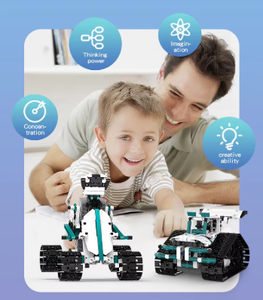 Juguete Robot Programable por APP con Control Remoto, STEM DIY, Modelo Inteligente Cambiable, Juguetes para Niños, Regalo, Bloques de Construcción, Plástico ABS - Product Image 5