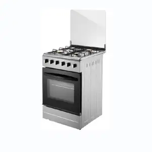 Gas oven with good quality and Best price Free-standing 4 burners Gas stove with oven Gas oven