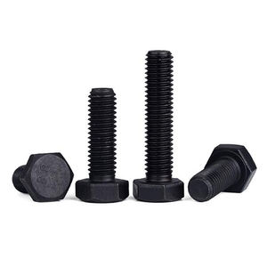 M10 M12 M14 M16 M18六角形ヘッドボルトISO4017 4014 DIN931 DIN933黒酸化物グレード8.8 6.8 4.8六角ボルト - Product Image 3