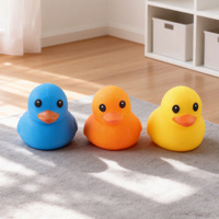 Nouveauté transfrontalière très vendue : Jouets de décompression en TPR en forme de canard à pincer, pour enfants, en matière souple, créatifs et à récupération lente