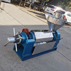 Prensa de aceite de tornillo semiautomática especialmente para máquina de prensa de aceite de palma prensada en frío de tornillo de fruta de Palma - Product Image 6