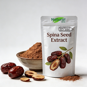Gıda Sınıfı Zizyphi Spinosae/Spina Hurma Çekirdeği/Yabani Hünnap Bitkisel Ekstrakt Tozu %2 Saponin - Product Image 2