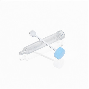 Tangren Kang Urine Sediment Test Tube 12ml <b>Screw</b> Top Graduated Plastic Pointed Bottom Sampling Tube - Product Image 1