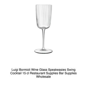 Verre à cocktail Speakeasies Swing 15 cl H 16,5 cm Ø 6,5 cm Luigi Bormioli - Product Image 2