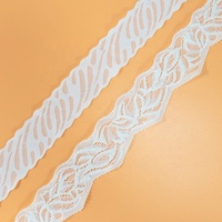 Fantaisie Brodé Dentelle Garniture Ruban Nylon Spandex Sangle pour Décoration Maille Soluble Dans L'eau Élastique Fleur Dentelle