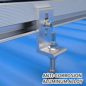 Support de montage de <span class=keywords><strong>panneau</strong></span> solaire Feuille de L en métal Photovoltaïque Toit Hangar Support de <span class=keywords><strong>panneau</strong></span> solaire Support de montage en L pieds en métal - Product Image 3